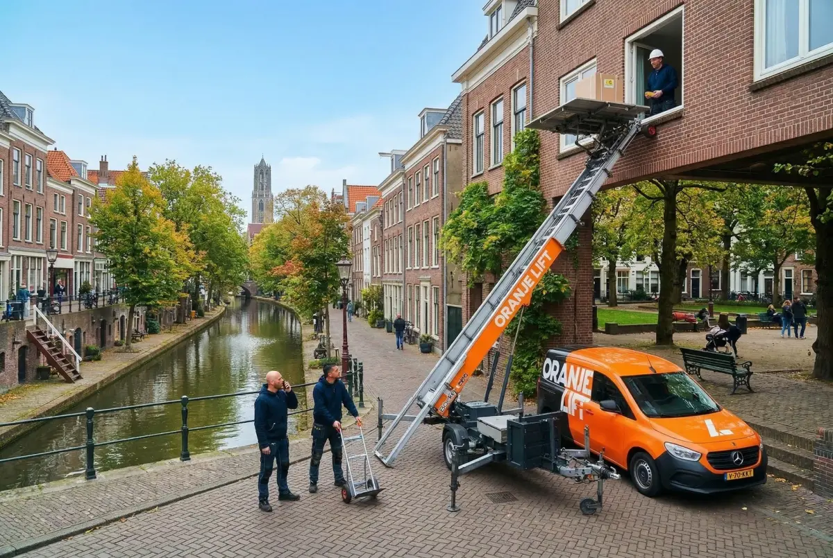 Lift bij woning in Zaandam